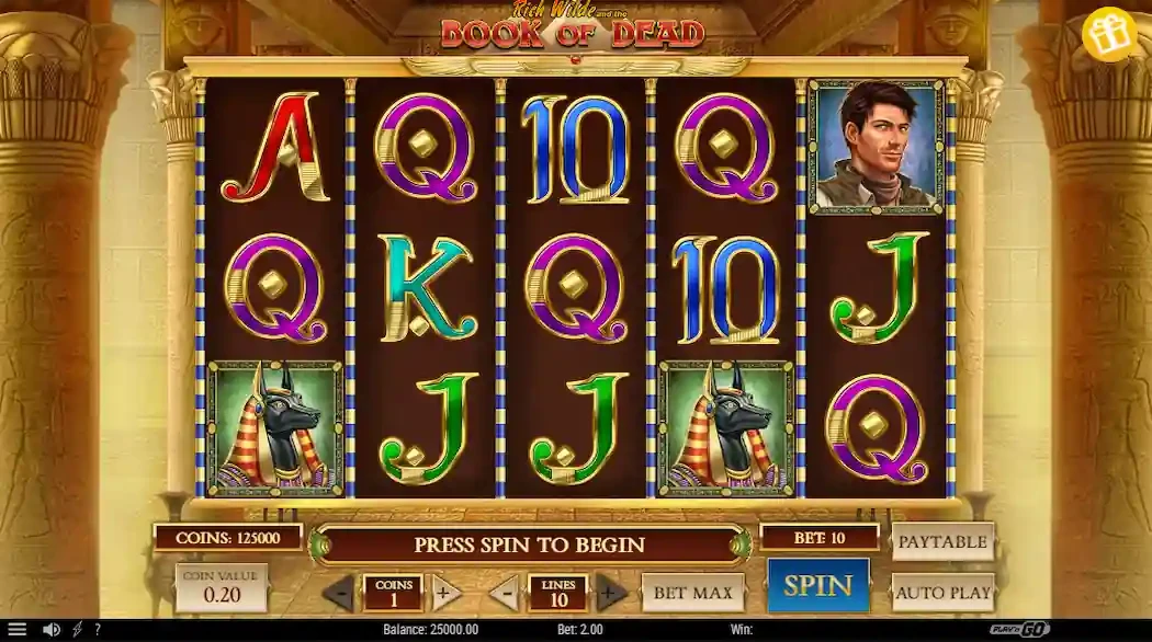 Book of Dead demo grátis Book of Dead demo