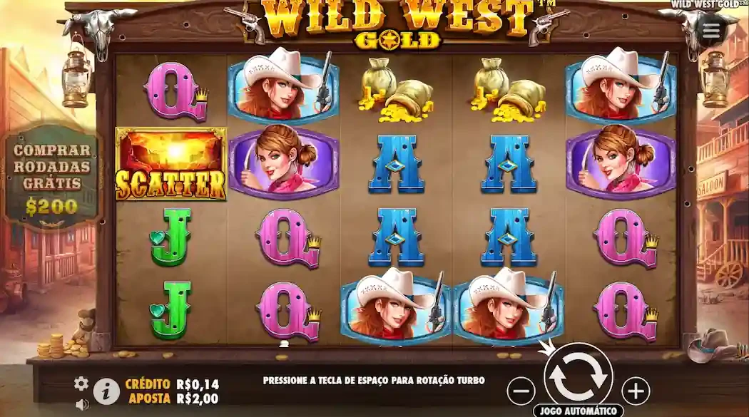 Wild West Gold demo grátis Wild West Gold demo