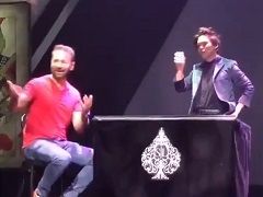 Даниэль Негреану и карточный фокус