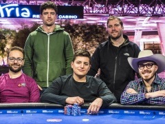 Даниэль Негреану на финальном столе Главного события US Poker Open