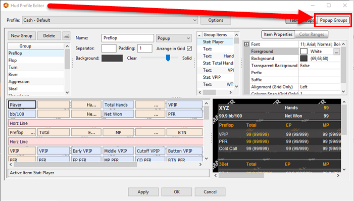 Popup Groups Popup Groups