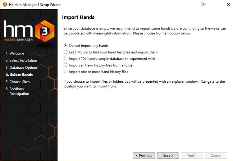 Установка и настройка Holdem Manager 3 Перемещение рук
