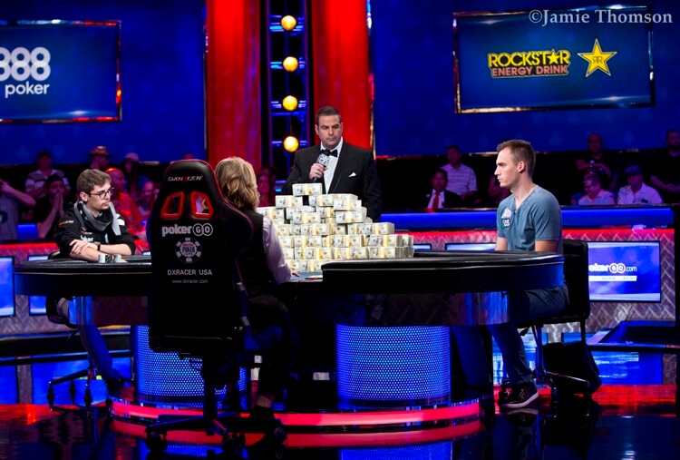 Хедз-ап Джастина Бономо и Федора Хольца в Big One for One Drop WSOP 2018 Хедз-ап Big One for One Drop 2018