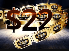 Partypoker: 22$ в подарок для новых игроков