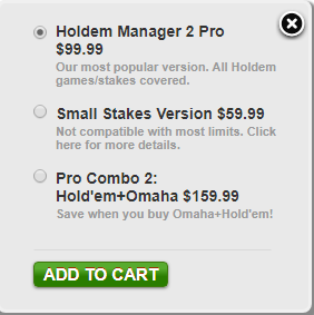 holdem manager 2 display pot odds