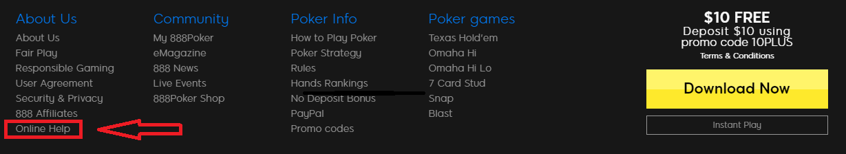 888 poker live help chat