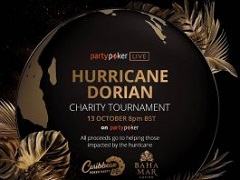 PartyPoker собрали 250 000$ в поддержку жертвам урагана Дориан