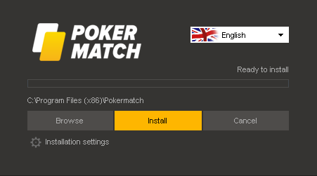 How to install PokerMatch pokermatch install