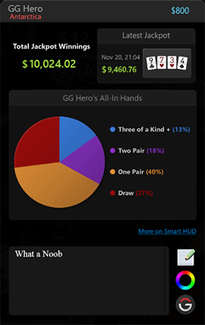 Smart HUD Box All in or Fold