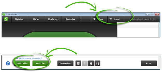 Імпорт PokerSnowie