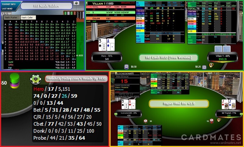 HUD для HU Покер Трекер