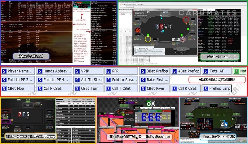 Хади для 6 max Покер Трекер