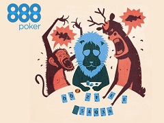 888poker will conduct the series of rakeless tournaments