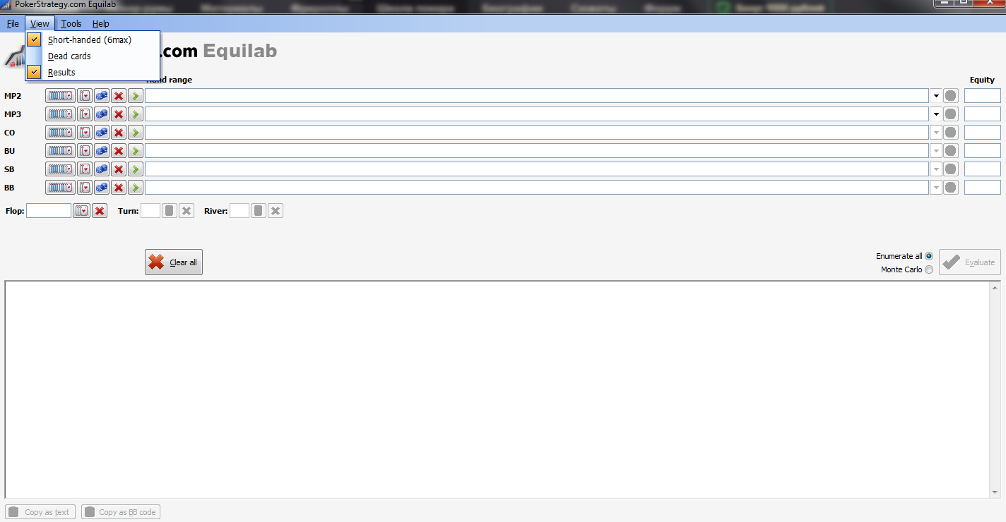 poker equity calculator equilab