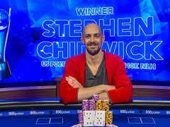US Poker Open: Стивен Чидвик выиграл первое место в турнире за 10 000$
