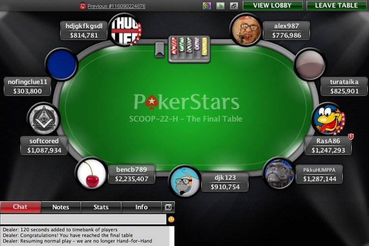 bencb789 на PokerStars Турнир на PokerStars