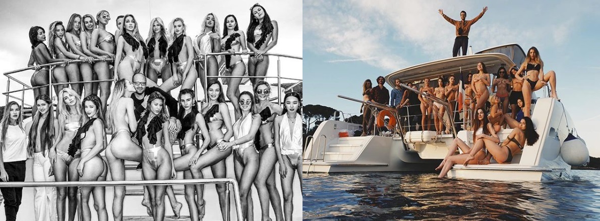 Съемки Виталия Гречина с большим количеством моделей Модели