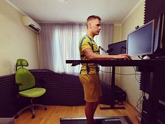 Новое рабочее место Михаила Шаламова
