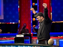 Грек раскрутился с одного блайнда в 4-макс и выиграл браслет WSOP