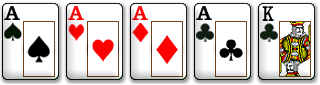 Poker quads