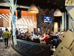 The first Partypoker Millions tournament in Las Vegas