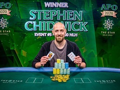 Чидвик выиграл 270 000$ на Australian Poker Open