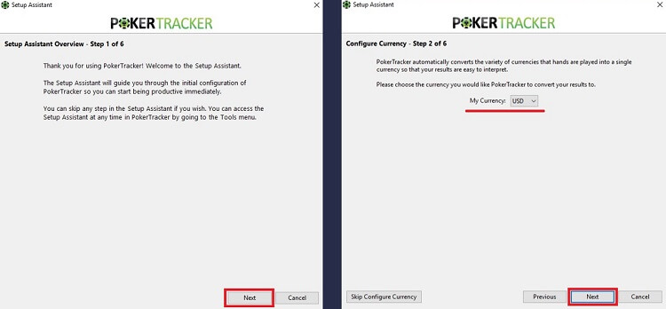 Налаштування Покер Трекер 4 при першому запуску Первинне налаштування PokerTracker 4