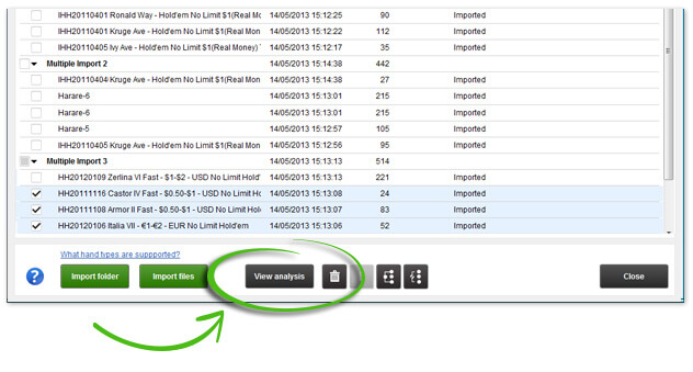 View analysis PokerSnowie