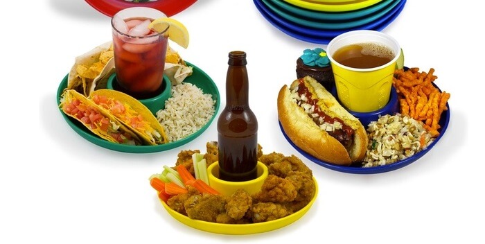 Подставка для еды и напитков для игры в покер дома Подставка для еды и напитков