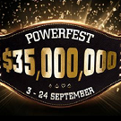 PartyPoker анонсировали турнирную серию Powerfest с гарантией в 35 000 000$