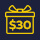 Logotipo $30 grátis para jogar