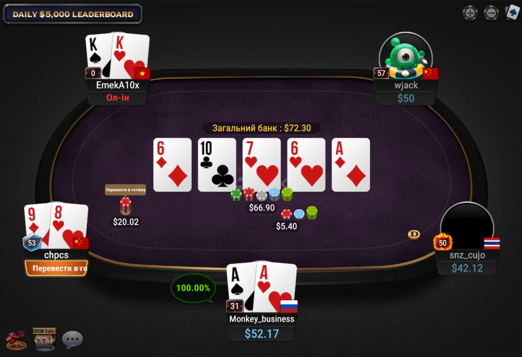 GGpoker покерний стіл GGpoker стіл