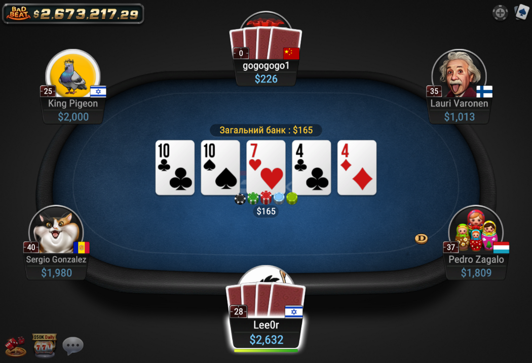 GGpoker стіл Омаха GGpoker