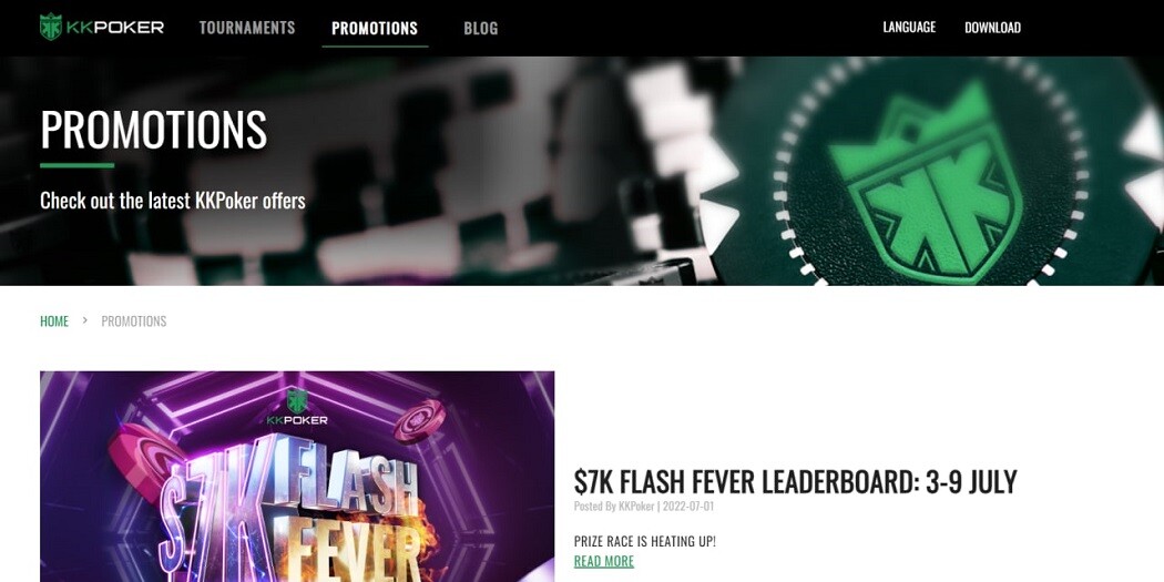 Сайт КК покер