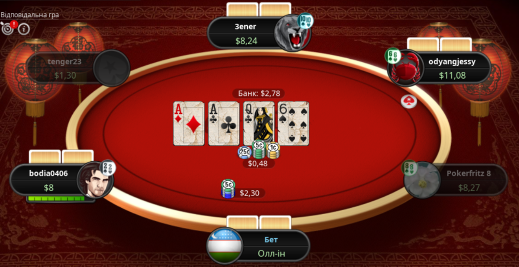 ПокерСтарс стіл 6+ Holdem ПокерСтарс 6+ Holdem