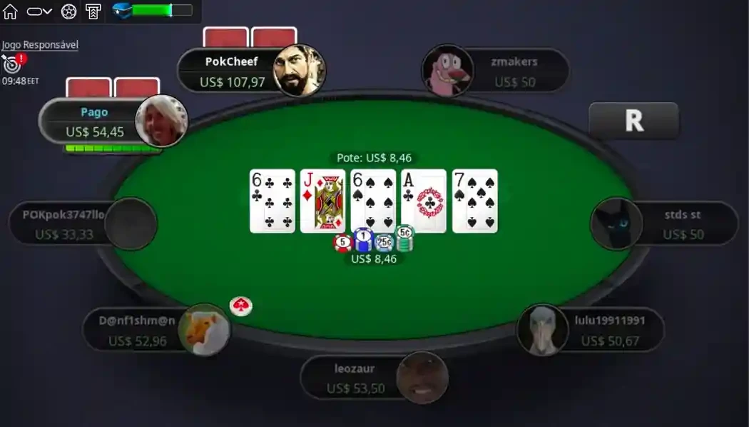 PokerStars Texas Holdem mesa PokerStars texas holdem