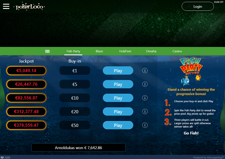 Виды спинов в PokerLoco Спины в PokerLoco