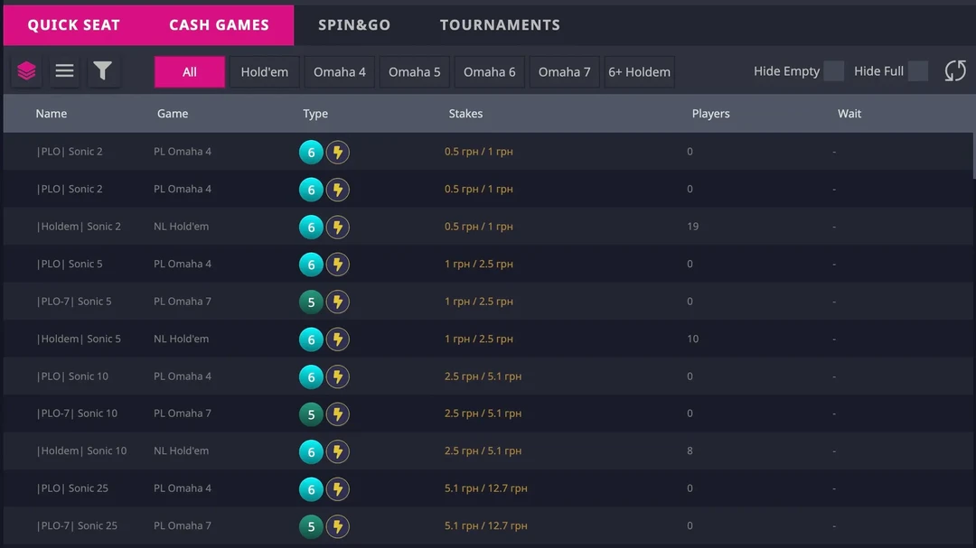 Покер руми України