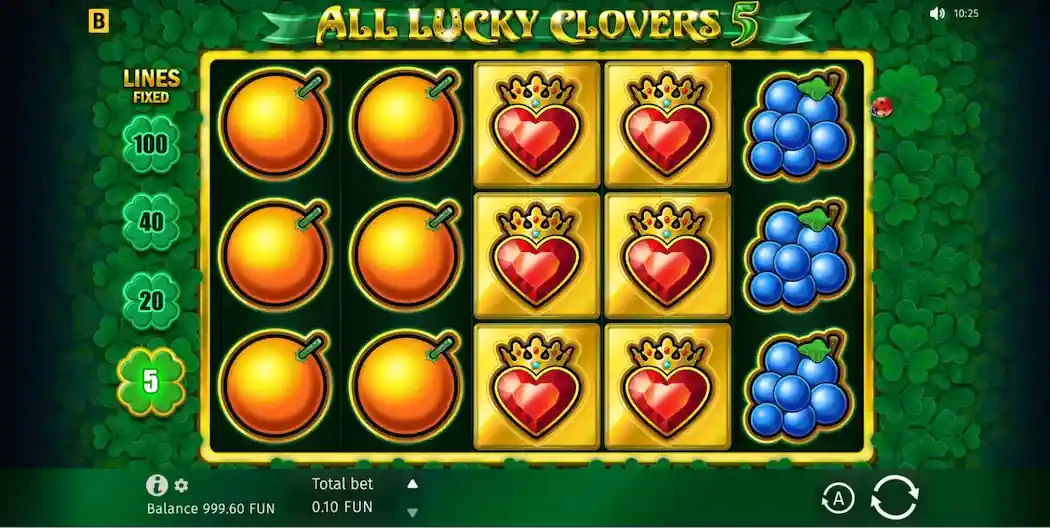 All Lucky Clovers demo grátis All Lucky Clovers demo
