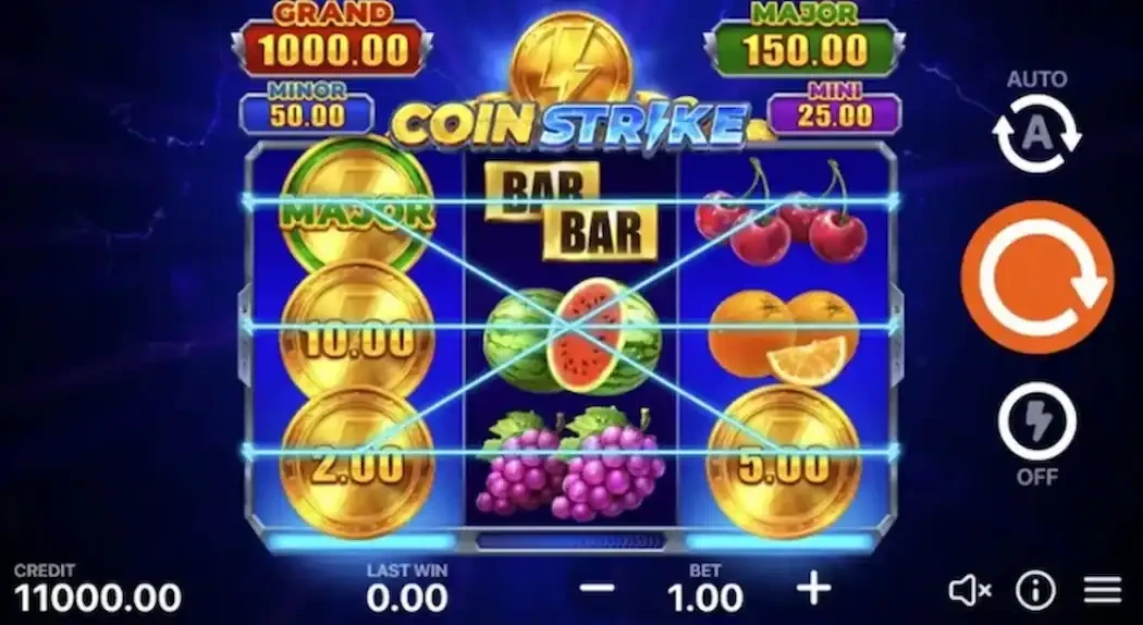 Coin Strike Hold and Win demo grátis Coin Strike Hold and Win demo