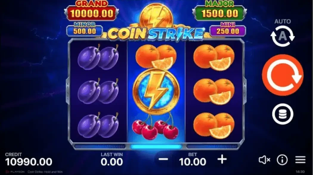 Coin Strike Hold and win recursos Coin Strike Hold and win slot