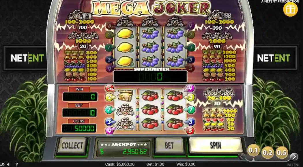 Mega Joker demo grátis Mega Joker demo