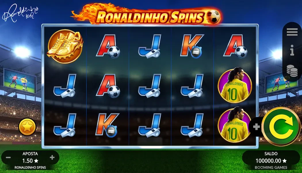 Ronaldinho Spins demo grátis Ronaldinho Spins demo