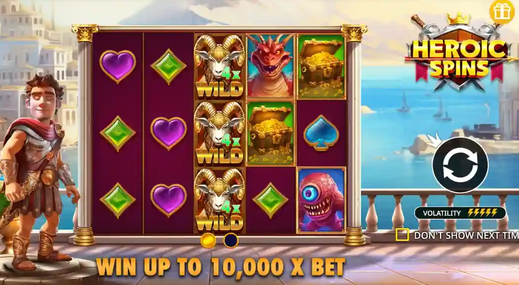 Heroic Spins demo