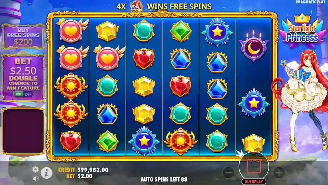 Regras do Starlight Princess