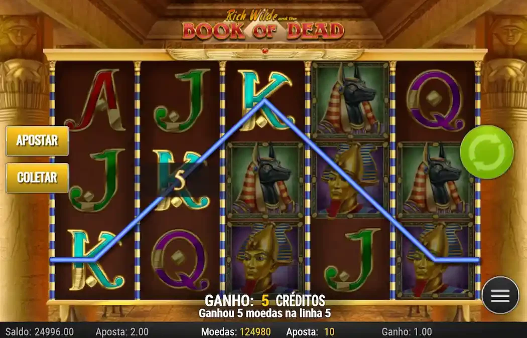 Como funciona Book of Dead