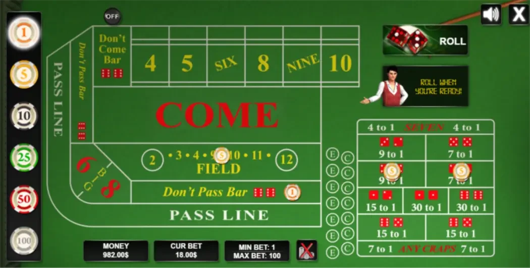 Правила гри craps в онлайні Правила гри в крепс