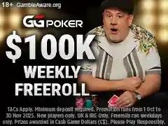 New $100,000 Weekly Freeroll From GGPoker Every Saturday