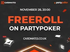 Join Exclusive Cardmates.co.uk Freeroll on PartyPoker on November 28th