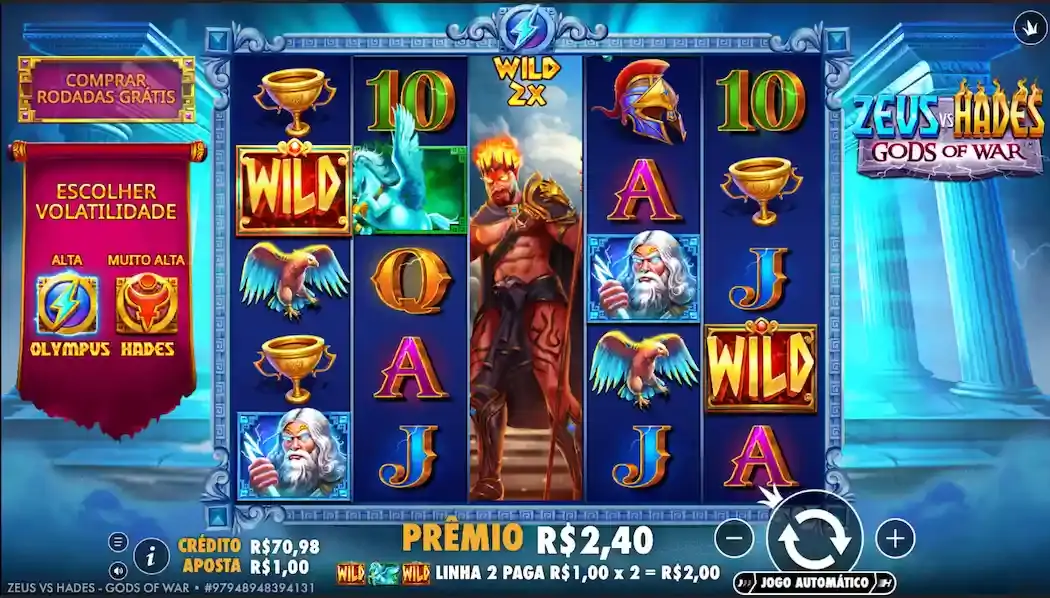 Zeus vs hades demo